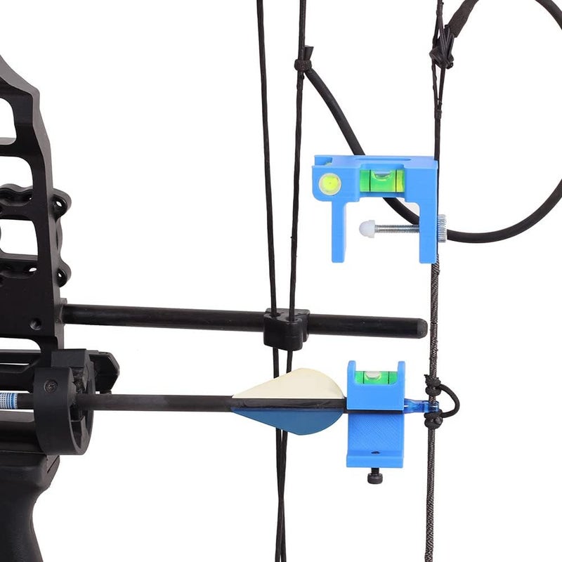 SOPOGER Archery Level Multifunctional Bow Level Tuning Tools for Rest and Sight Tunning, 3D Printing Bow String Bubble Level Bow Leveling Kit for Compound Bows - Image 4